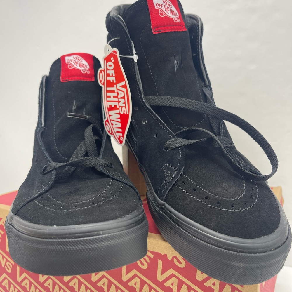 Vans Sk8-Hi 'Black Suede'
 Men's Black High-Top Sneakers - Picture 6 of 16